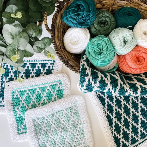 Mosaico a crochet